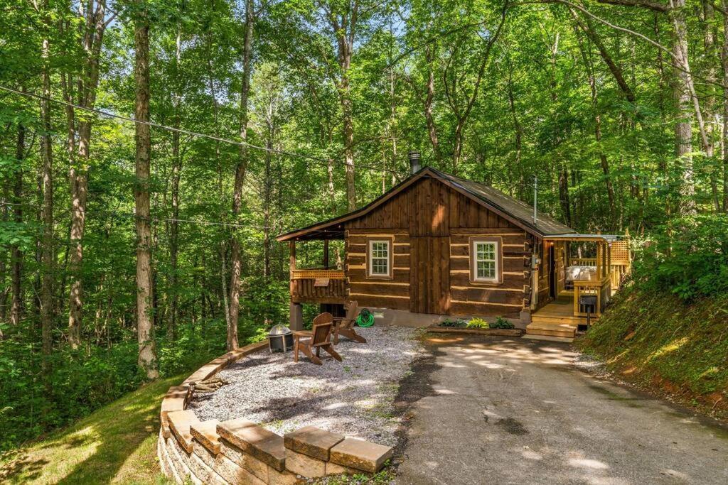 Boozy Bear Bungalow Romantic Cabin 5 Mins 2 Downtown With Hot Tub And Fire Pit Гетлинбург Екстериор снимка