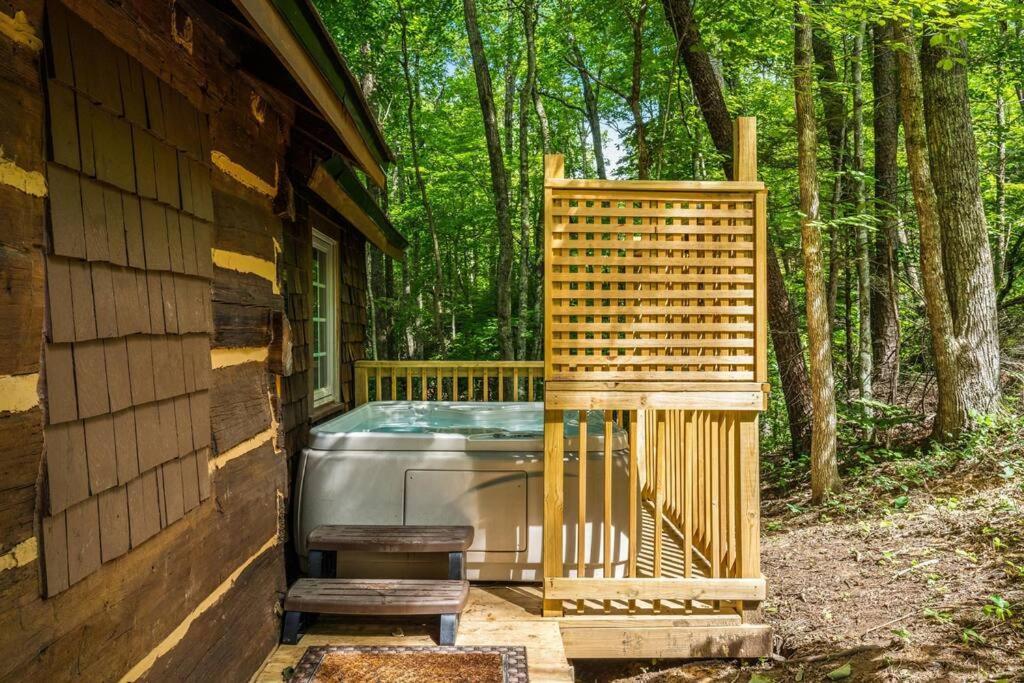 Boozy Bear Bungalow Romantic Cabin 5 Mins 2 Downtown With Hot Tub And Fire Pit Гетлинбург Екстериор снимка
